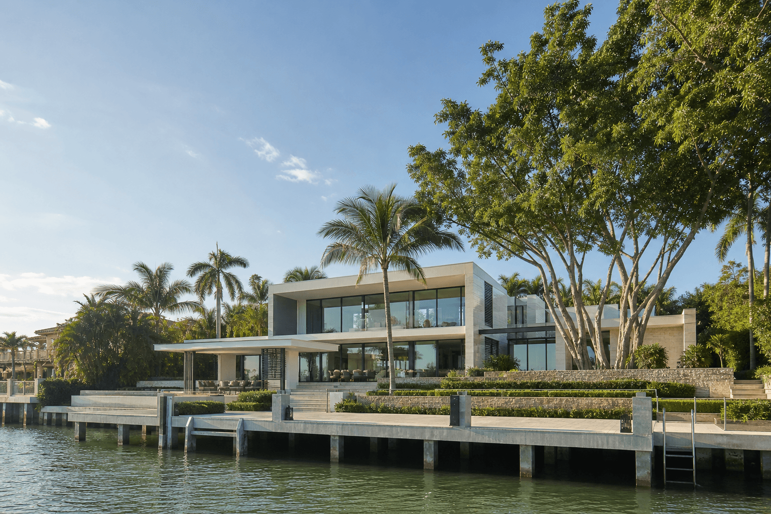 Representative luxury estate architecture in Miami
